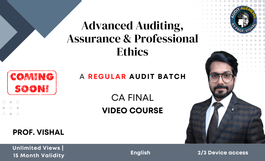 CA Final audit regular video course new scheme
