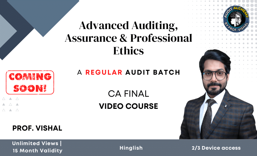 CA Final Audit new scheme video course